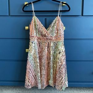 ASOS  sequin mini cocktail dress